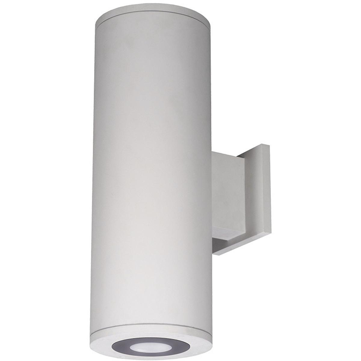 WAC Lighting DS-WD06-U27B-WT Tube Arch Sconce Wall Light in 2700K, White