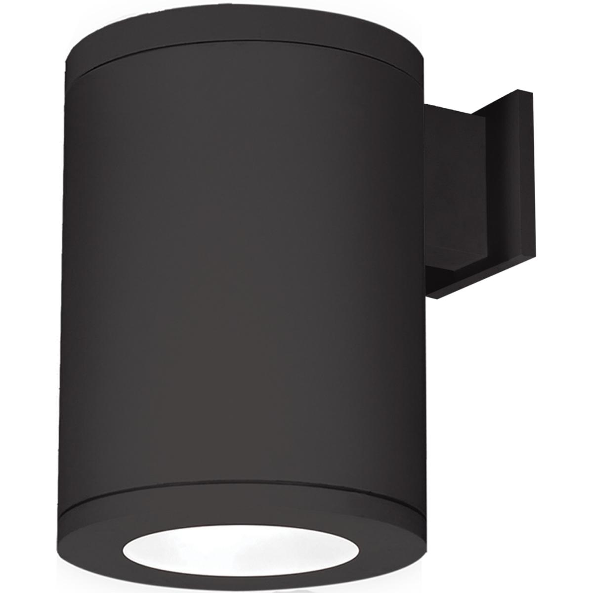 WAC Lighting DS-WS08-F30A-BK Tube Arch Sconce Wall Light in Flood, 85, 3000K, Black, Away From Wall