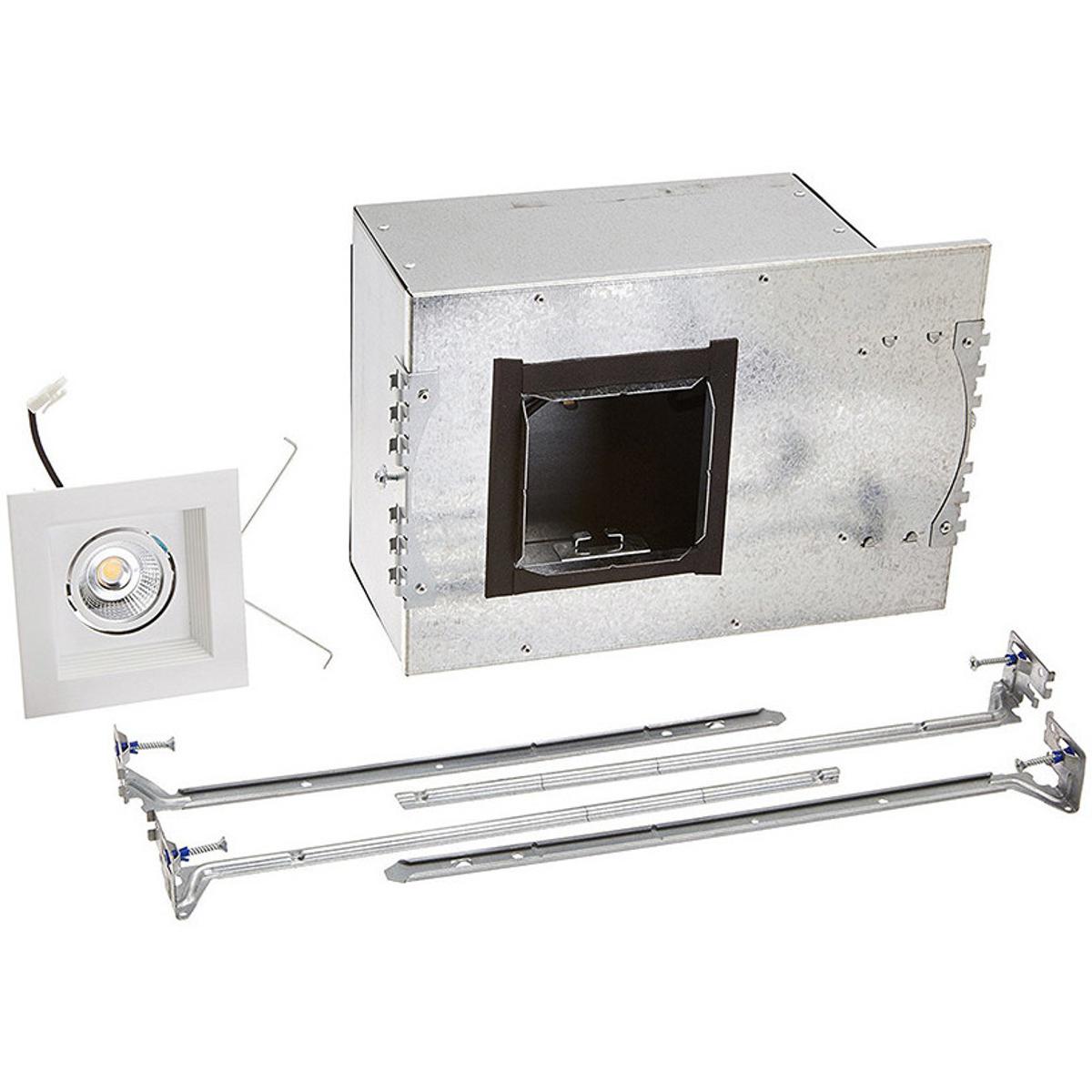 WAC Lighting MT-3LD111NA-F927WT Mini LED Multiple Spots LED White Recessed Lighting in Flood, 2700K