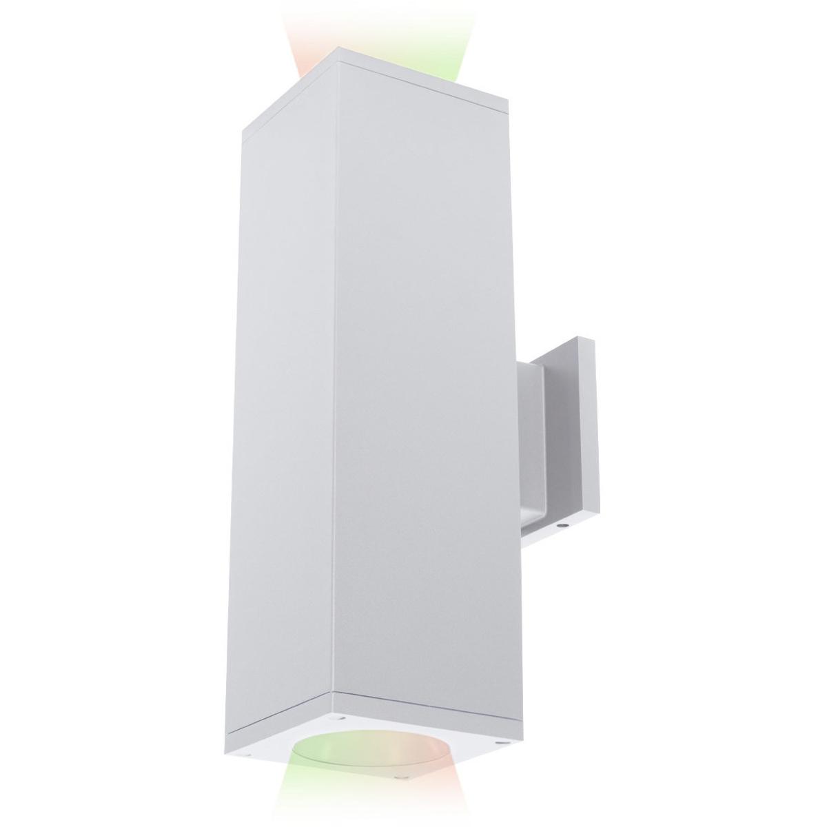 WAC Lighting DC-WD05-FA-CC-GH Cube Arch Graphite Sconce Wall Light in Flood, 90, Color Changing, Away From Wall