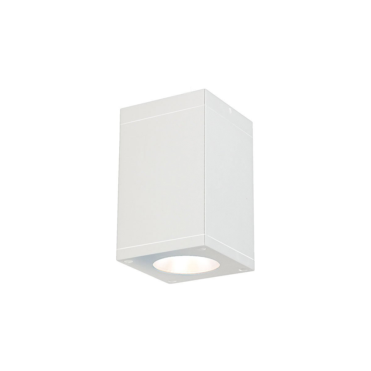 WAC Lighting DC-CD05-N827-WT Cube Arch LED 4.5 inch White Flush Ceiling Light in Narrow, 85, 2700K