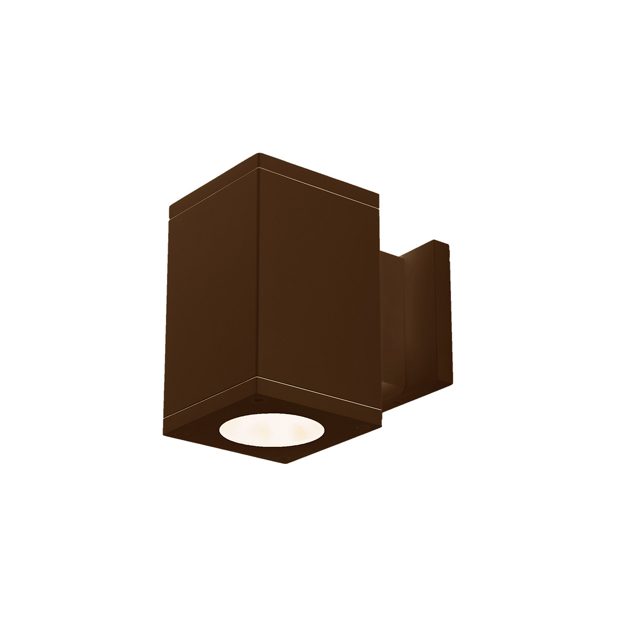 WAC Lighting DC-WS0622-N840S-BZ Cube Arch LED 5.5 inch Bronze Sconce Wall Light in Narrow, 85, 4000K, Straight Up/Down