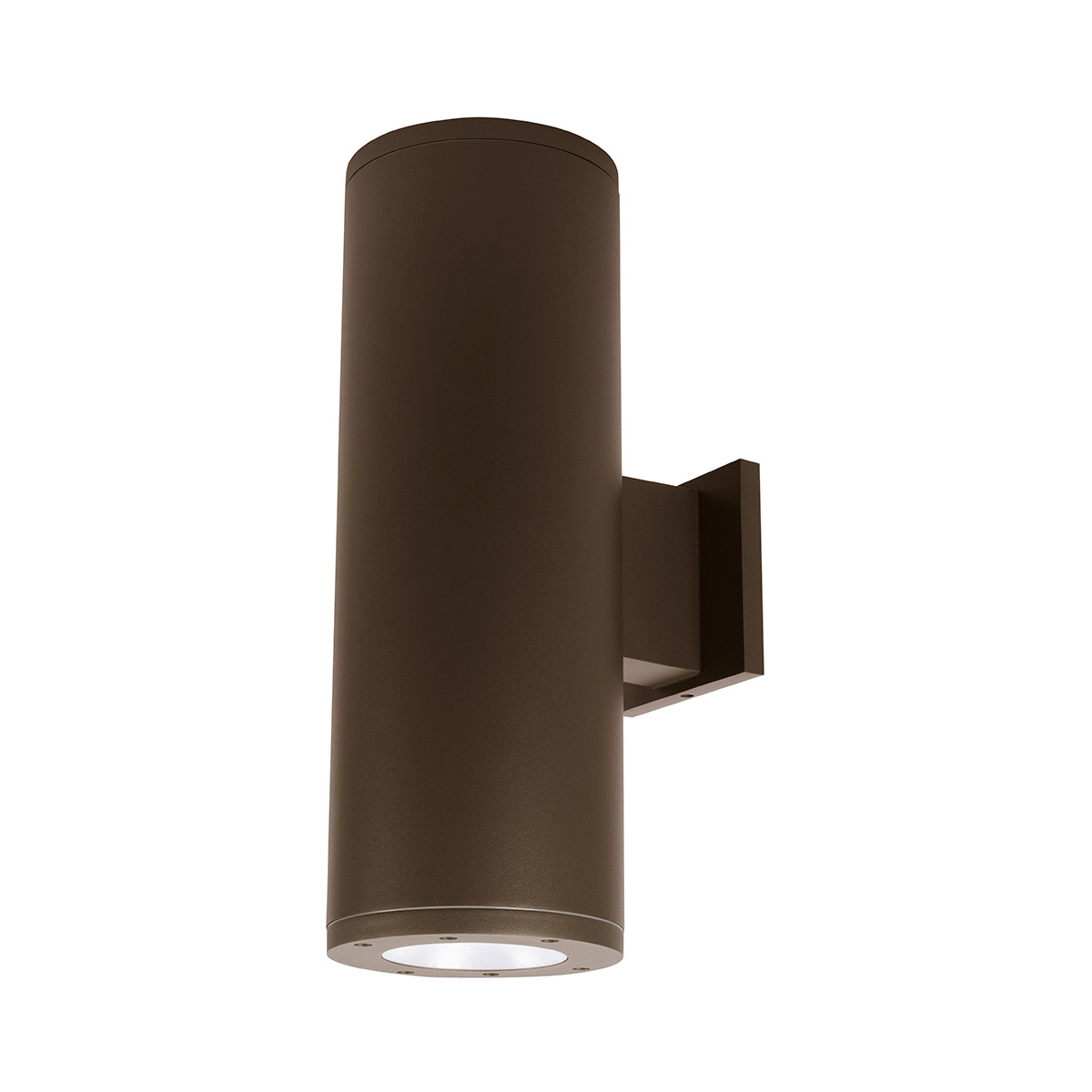 WAC Lighting DS-WE0834EMF930BBZ Cube Arch LED 7.88 inch Bronze Sconce Wall Light in Flood, 90, 3000K, Towards Wall