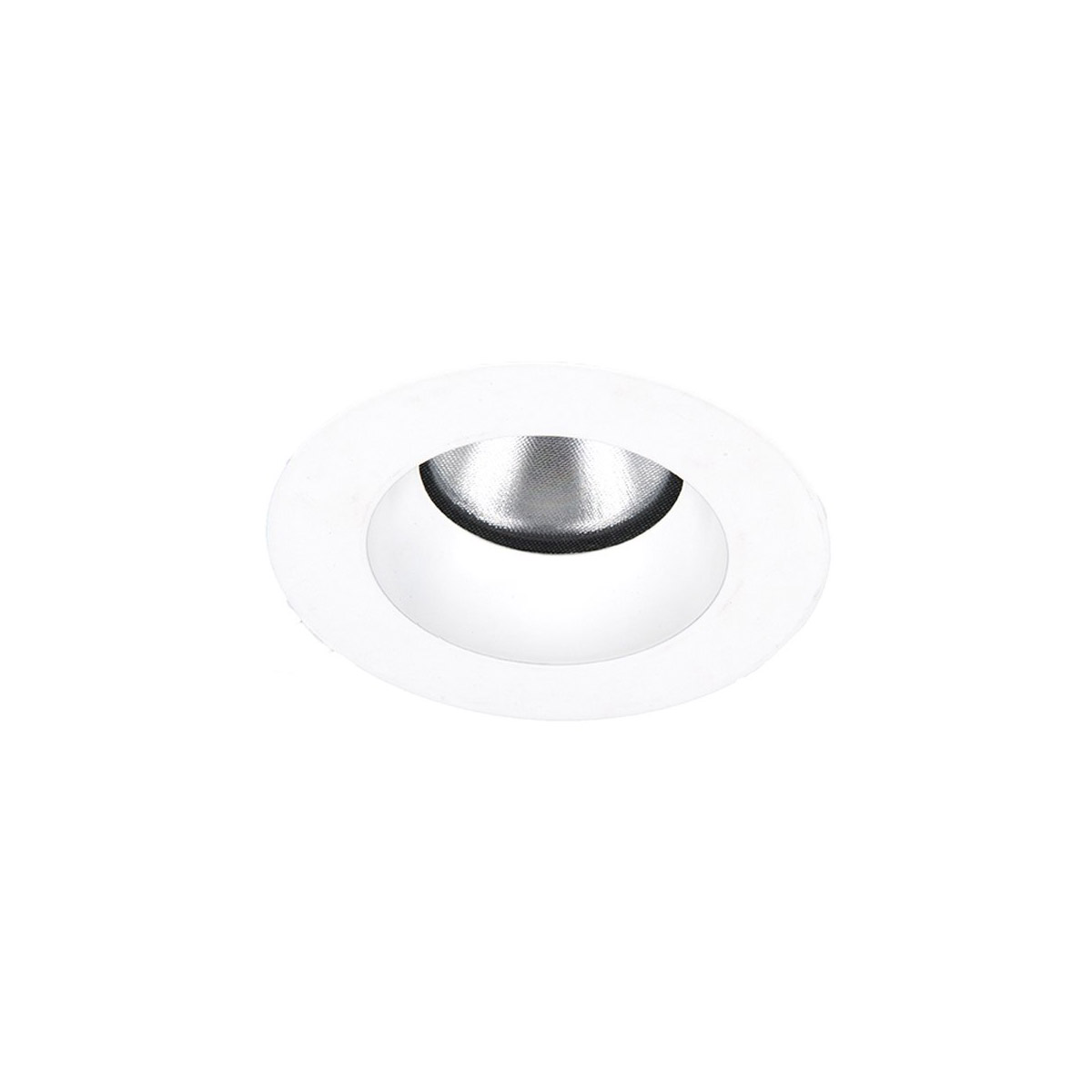 WAC Lighting R2ARDT-F827-WT Aether LED White Recessed Lighting in Flood, 85, 2700K, Round