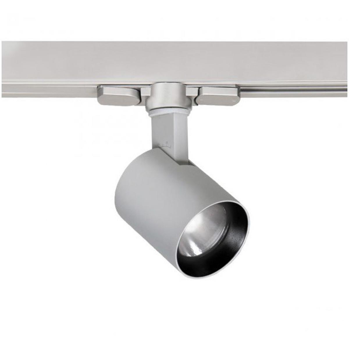 WAC Lighting WTK-6010S-830-PT Lucio 1 Light 120 Platinum Track Head Ceiling Light in Spot, 85, 3000K