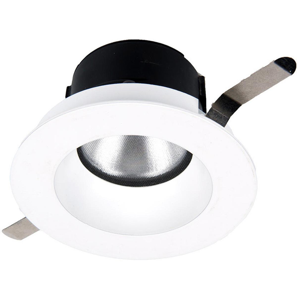WAC Lighting R2ARDT-F930-WT Aether LED White Recessed Lighting in Flood, 90, 3000K, Round