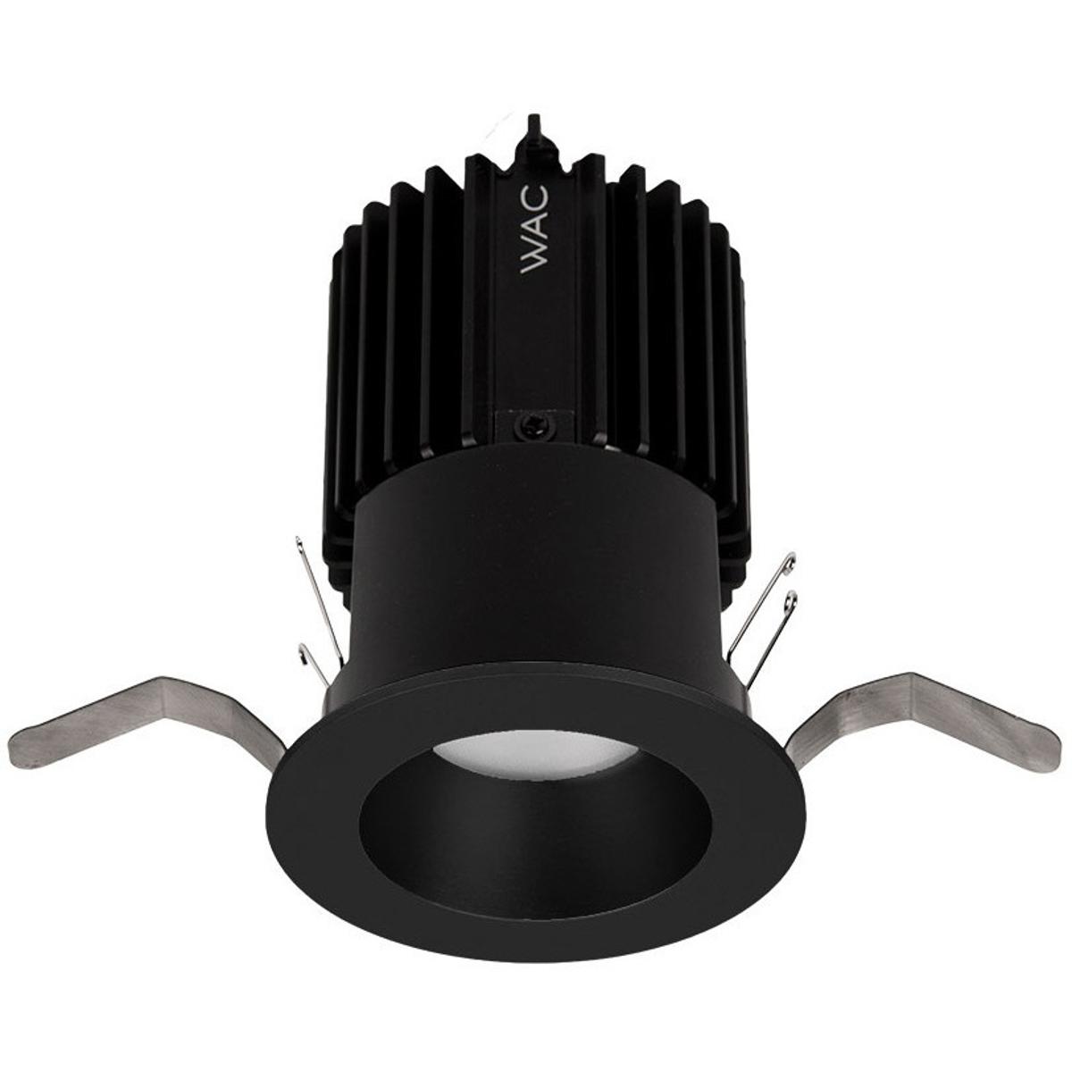 WAC Lighting R2RD2T-W930-BK Volta LED Black Recessed Lighting in Wide, 90, 3000K, Round