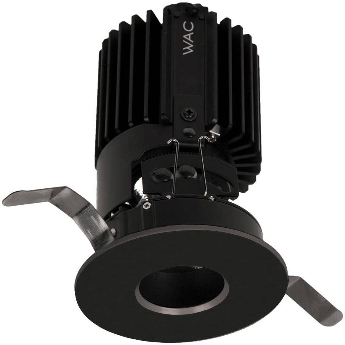 WAC Lighting R2RPT-N835-BK Volta LED Black Recessed Lighting in Narrow, 85, 3500K, Round