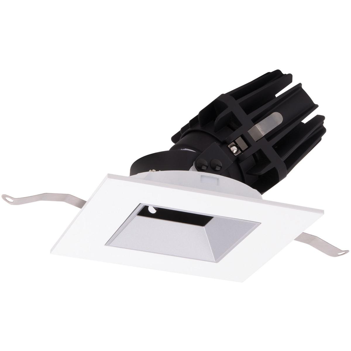 WAC Lighting R4FSAT-935-WT FQ Integrated LED White Recessed Trim in 3500K, 4" LED