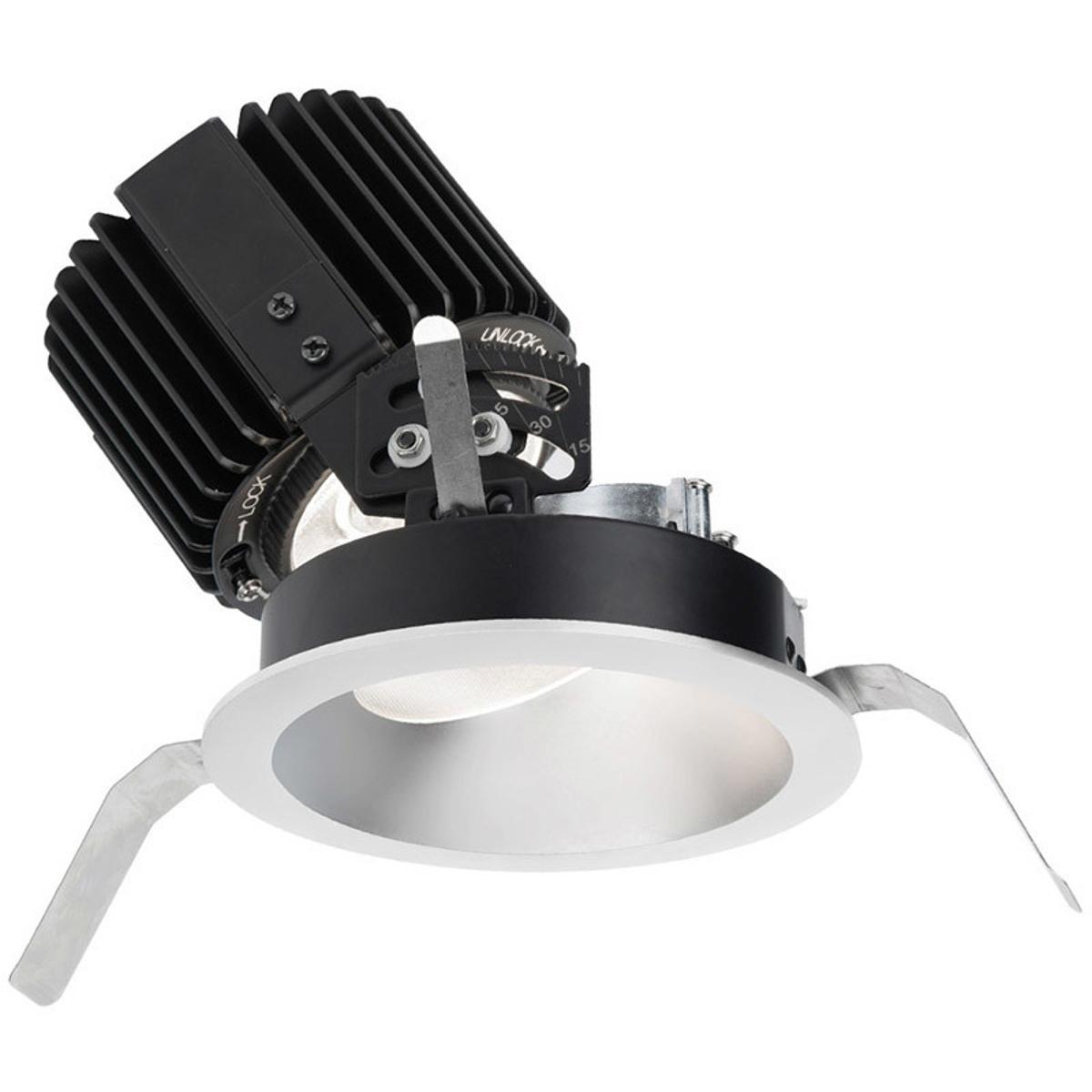 WAC Lighting R4RAT-S835-HZWT Volta LED Haze/White Recessed Lighting in Spot, 85, 3500K