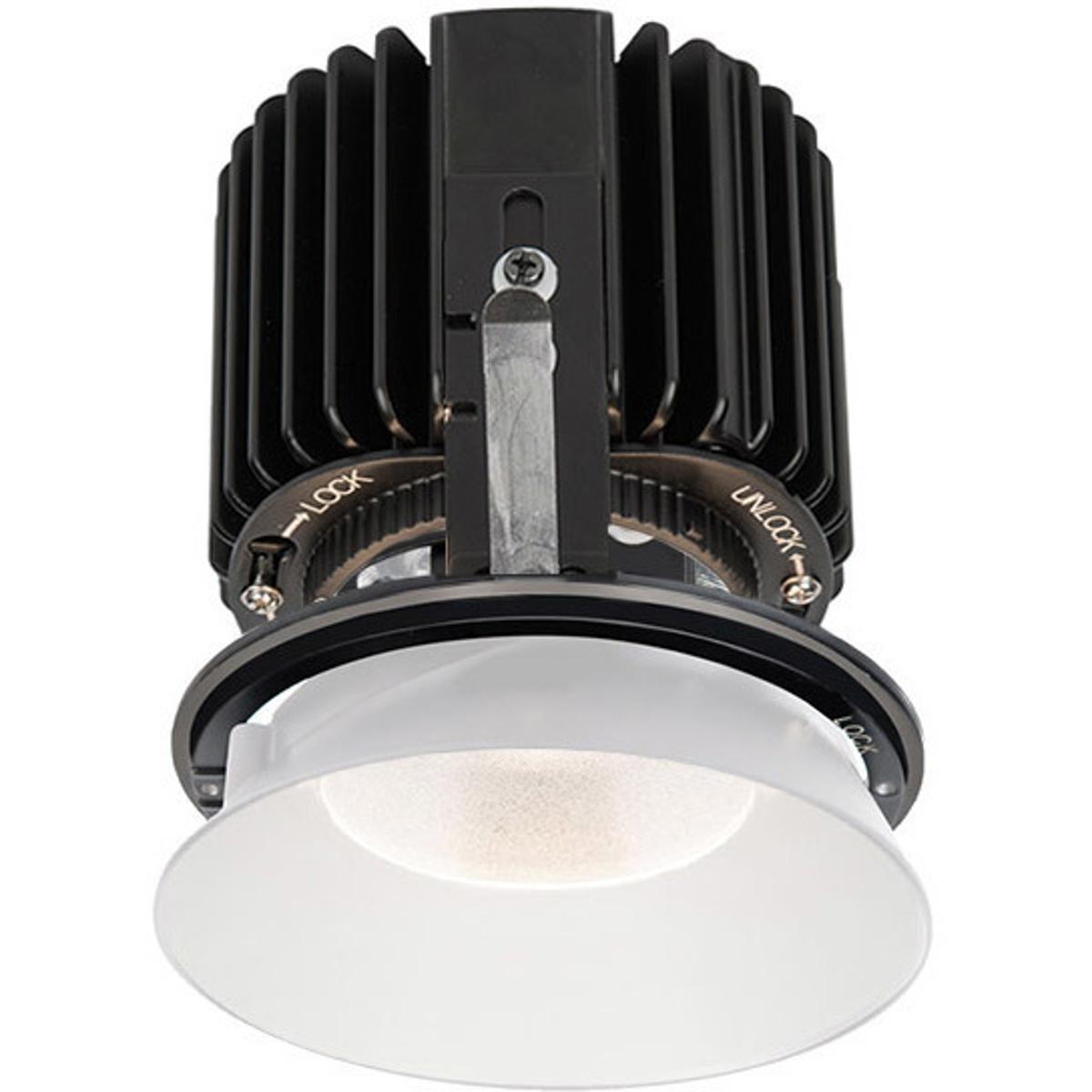 WAC Lighting R4RD1L-W830-WT Volta LED White Recessed Lighting in Wide, 85, 3000K