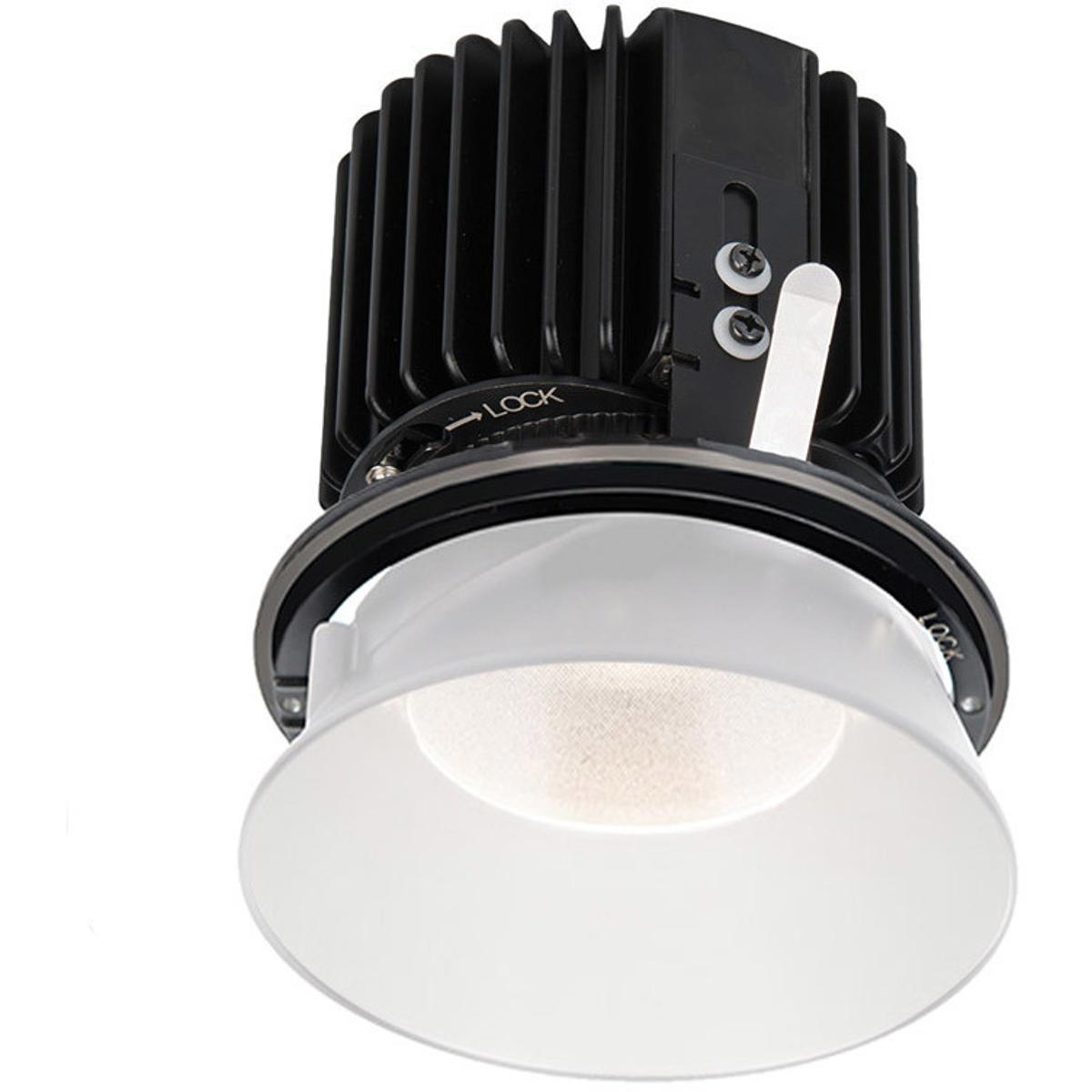 WAC Lighting R4RD2L-W930-WT Volta LED White Recessed Lighting in Wide, 90, 3000K