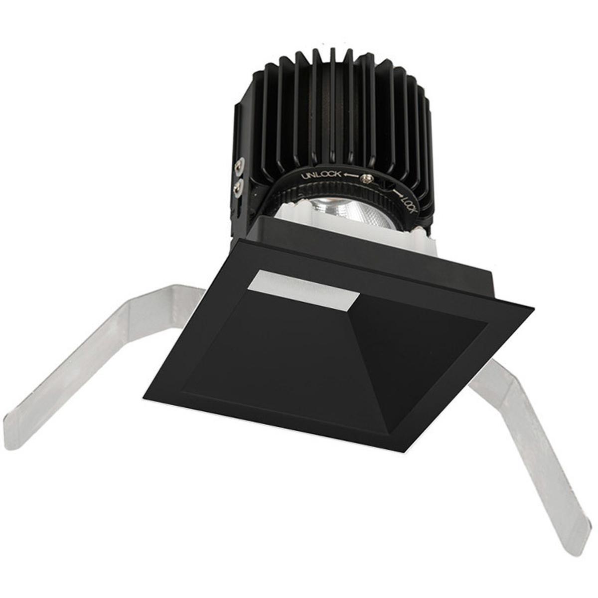 WAC Lighting R4SD2T-S840-BK Volta LED Black Recessed Lighting in Spot, 85, 4000K