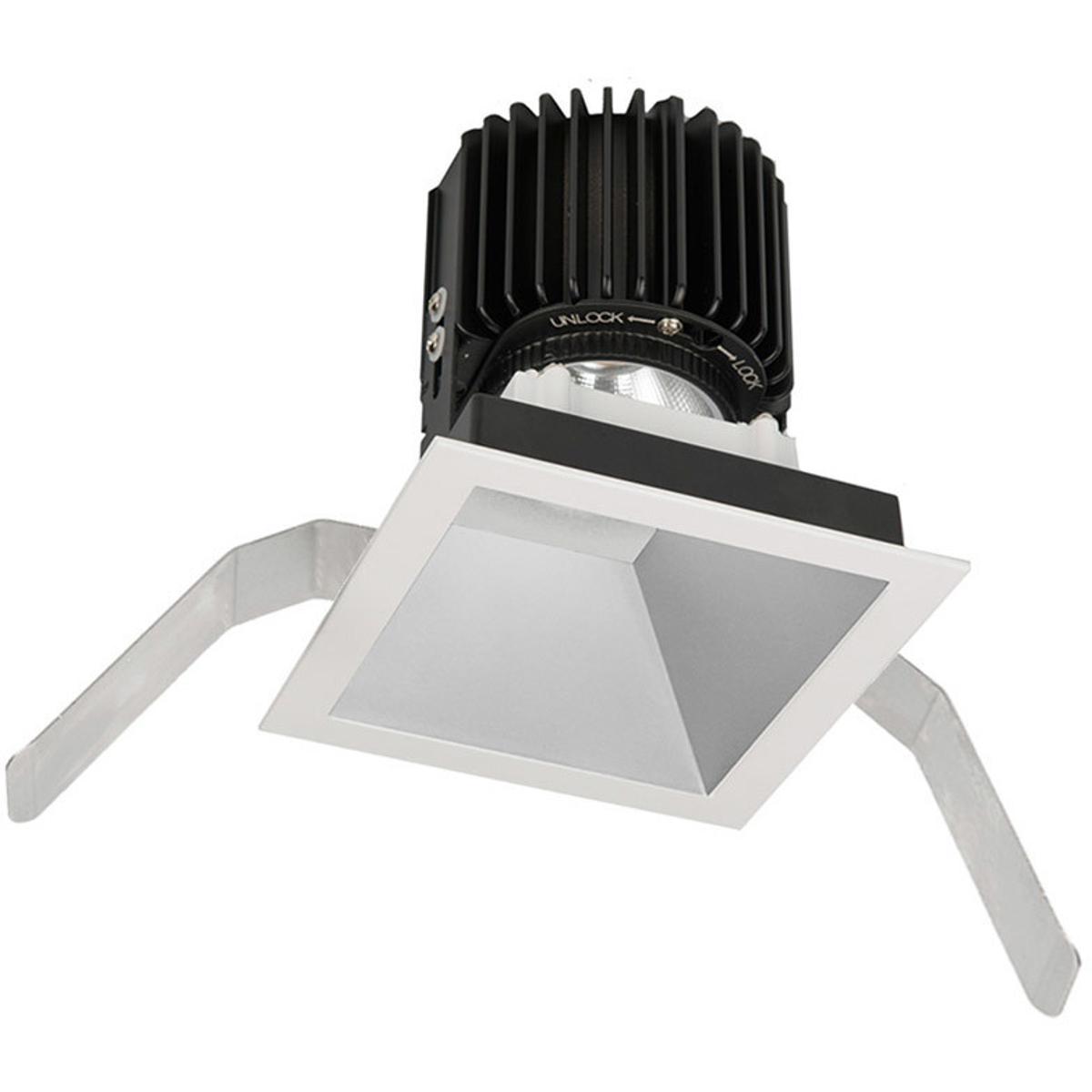 WAC Lighting R4SD2T-S827-HZWT Volta LED Haze/White Recessed Lighting in Spot, 85, 2700K