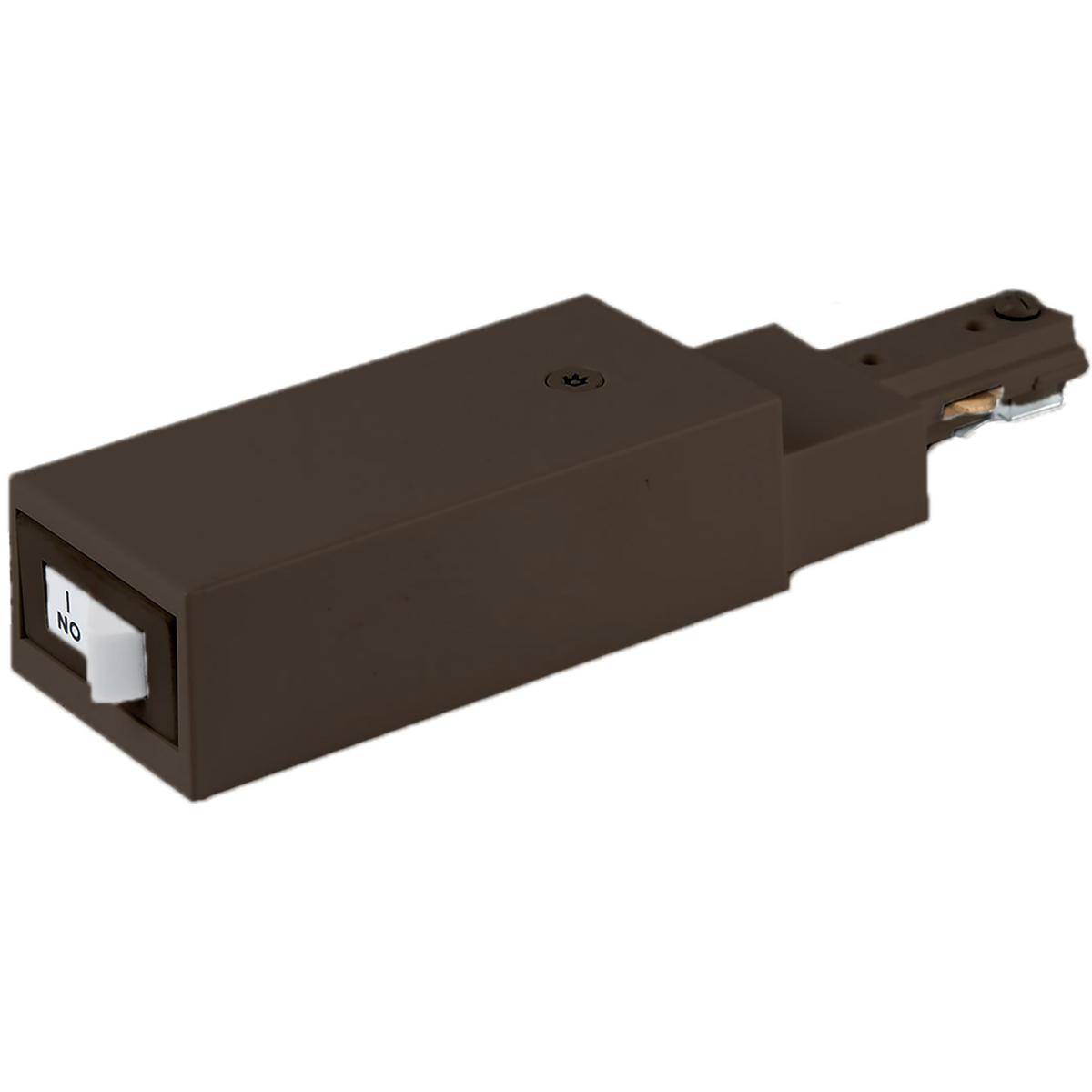 WAC Lighting THL-HLES-1/2A-DB H Track 120 Dark Bronze Track Component Ceiling Light, WAC Limited