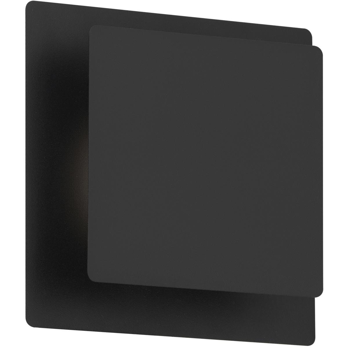 WAC Lighting WS-87407-30-BK Greet Wall Sconce Wall Light in 3000K, Black, dweLED