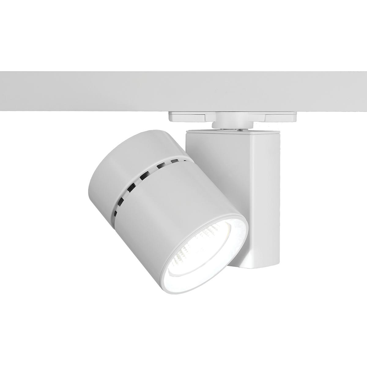 WAC Lighting WTK-1035N-840-WT Exterminator II 1 Light 120 White Track Head Ceiling Light in Narrow, 85, 4000K