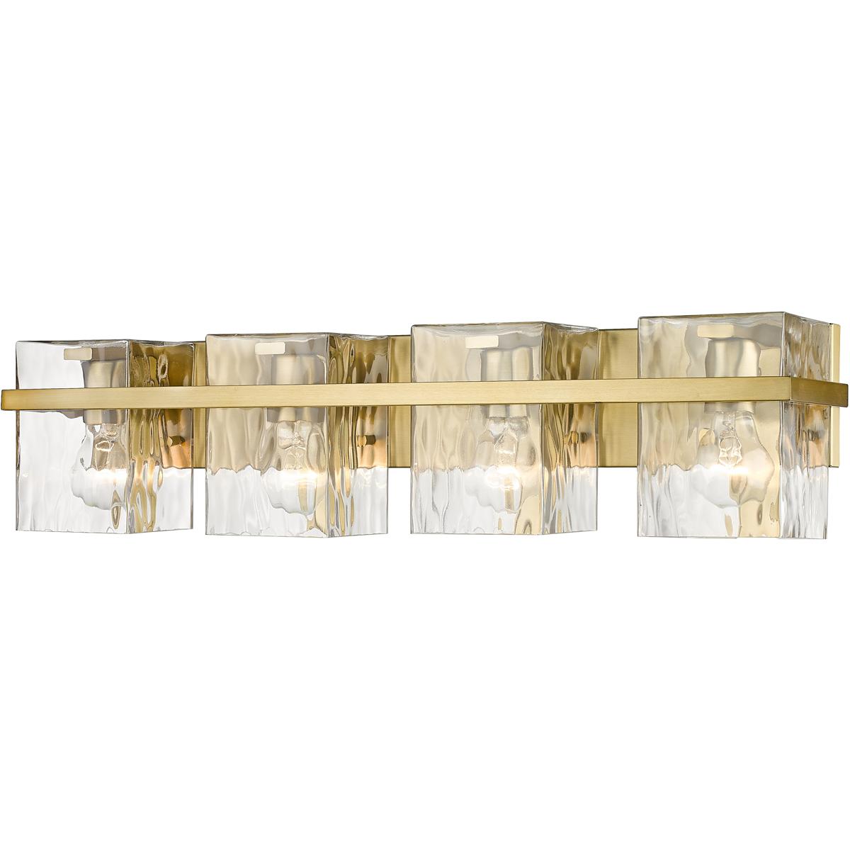 Z-Lite 1938-4V-MGLD Bennington 4 Light 29.25 inch Modern Gold Vanity Wall Light