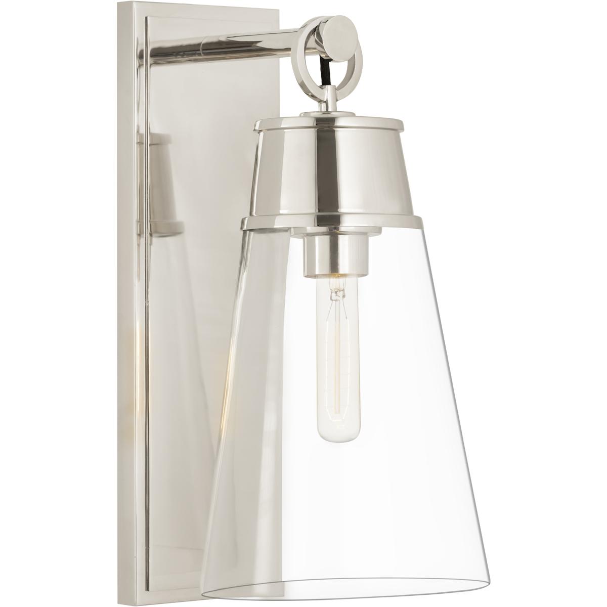 Z-Lite 2300-1SL-PN Wentworth 1 Light 7.5 inch Polished Nickel Wall Sconce Wall Light