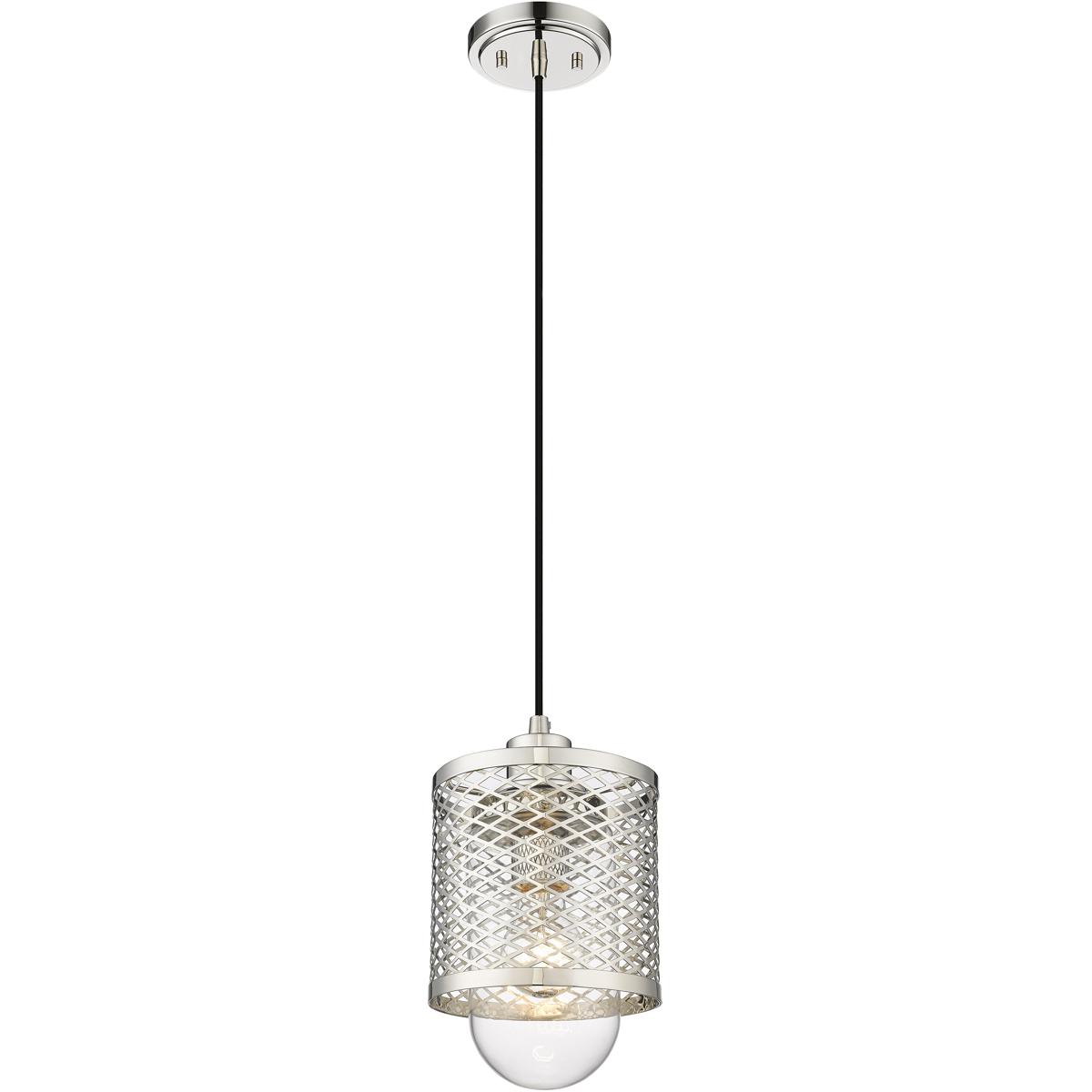 Z-Lite 3037MP-PN Kipton 1 Light 6 inch Polished Nickel Pendant Ceiling Light