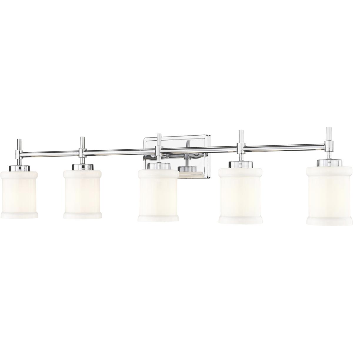 Z-Lite 622-5V-CH Cadoc 5 Light 40.5 inch Chrome Bath Vanity Light Wall Light