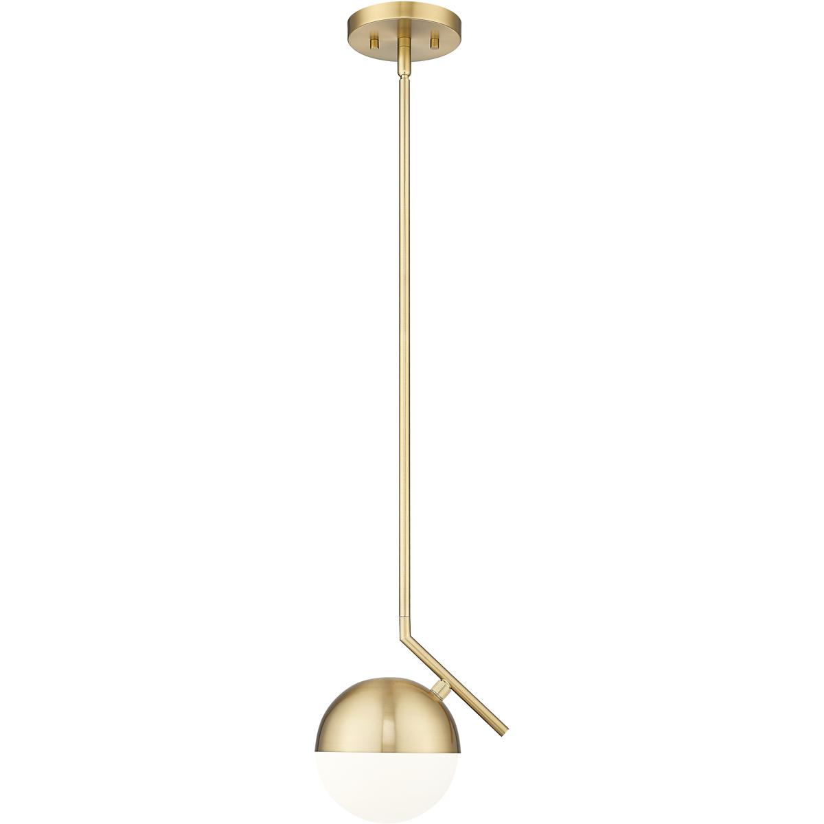 Z-Lite 7517P7-MGLD Realm Sphere 1 Light 8.5 inch Modern Gold Pendant Ceiling Light