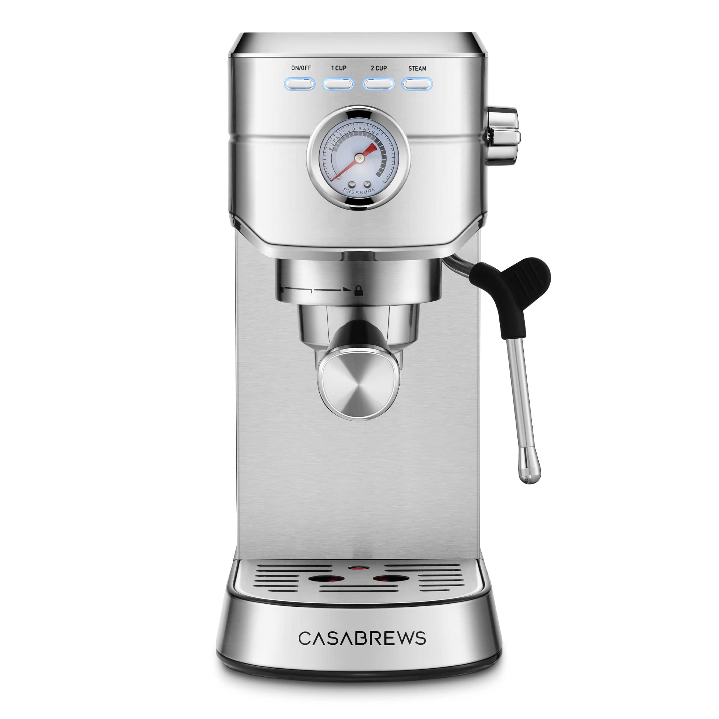 CASABREWS CM5418 20-Bar Espresso Machine and Coffee Maker, Silver