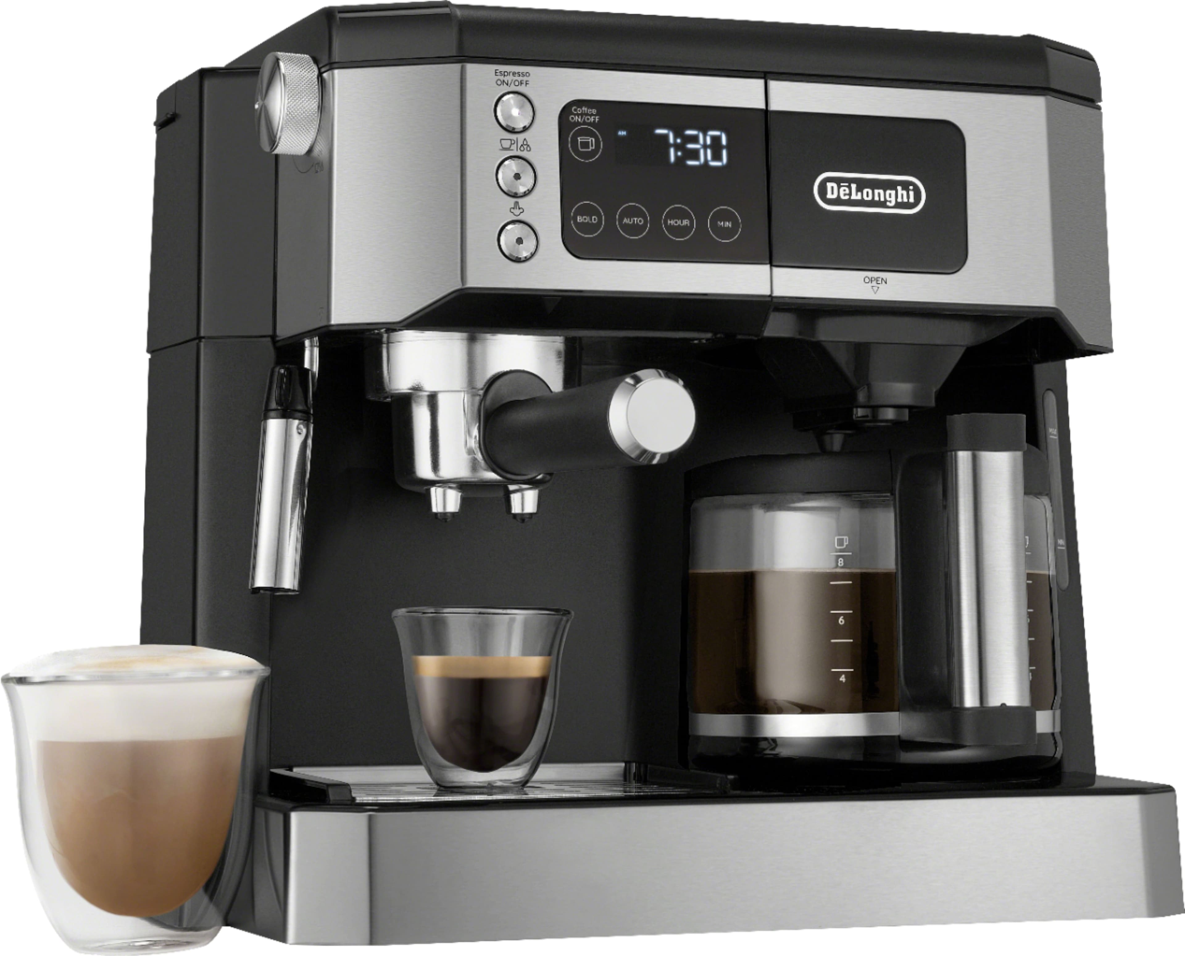 Digital All-in-One Combination Coffee and Espresso Machine