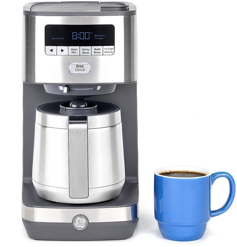 10 Cup Programmable Coffee Maker with Single Serve and Thermal Carafe