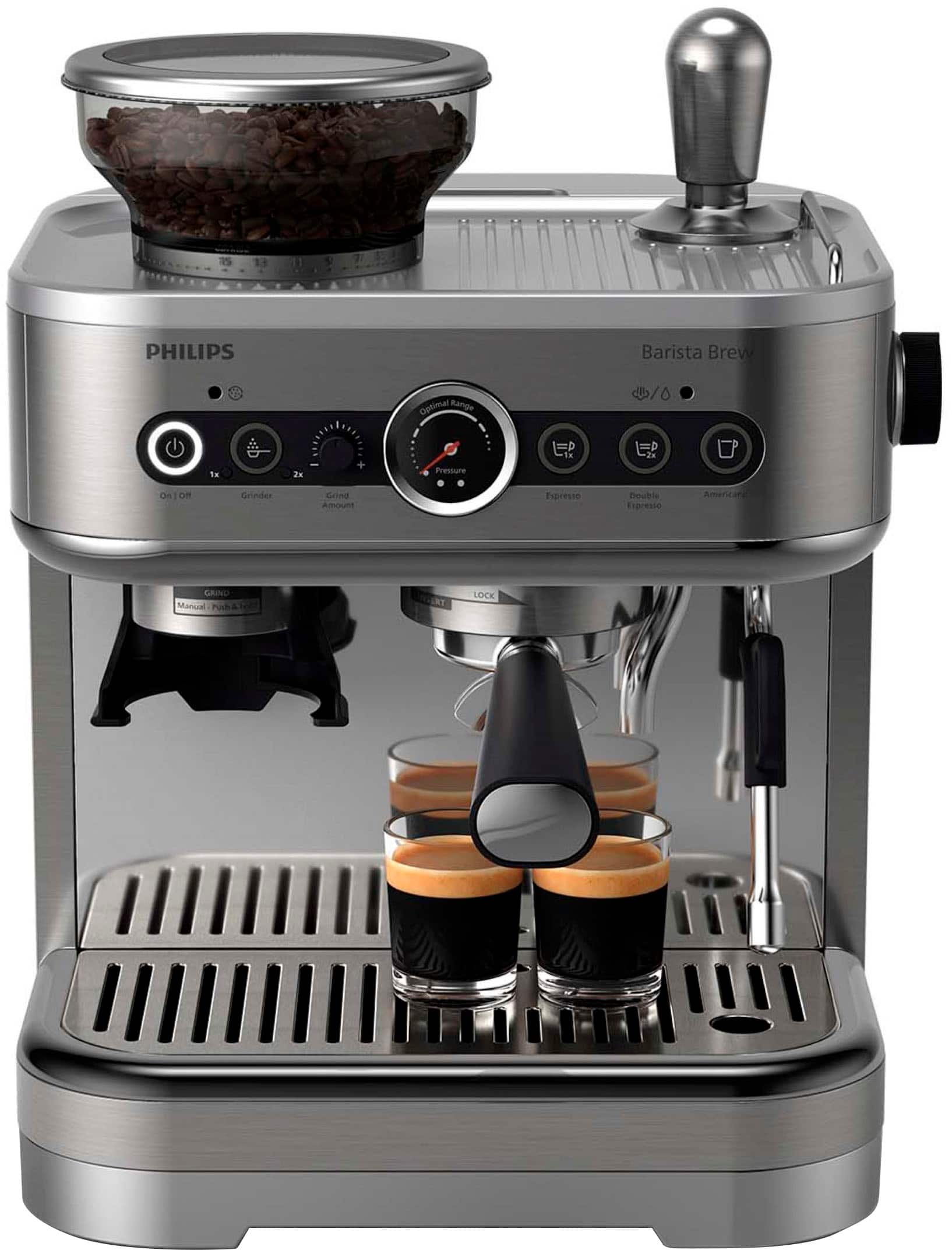 Barista Brew Semi Automatic Espresso Machine with Milk Frother