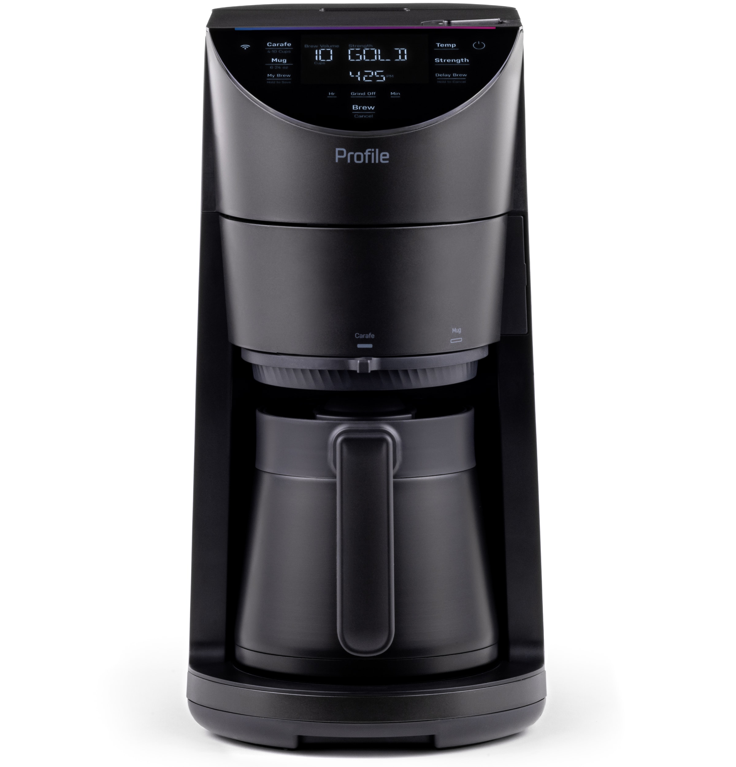 Grind and Brew 10-Cup and Single Serve Brewer with 6 Option Adjustable Burr Grinder