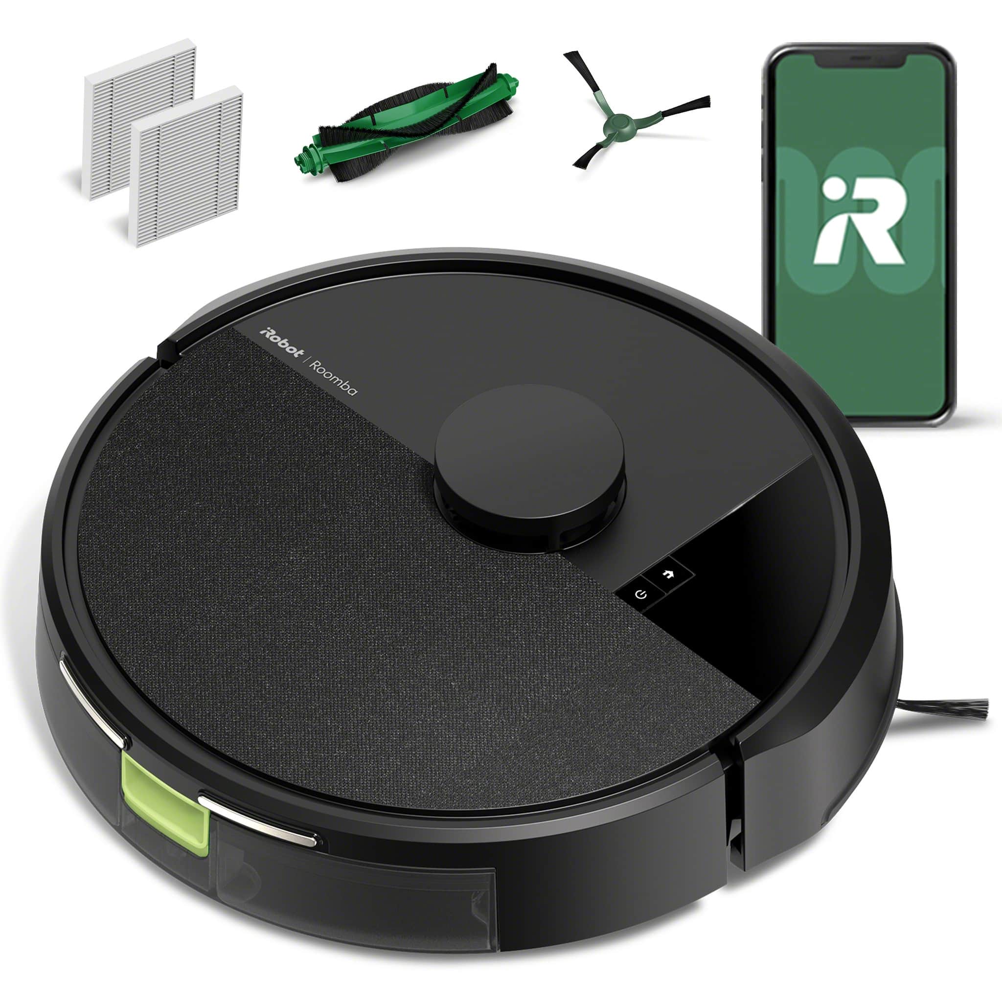 Roomba 105 Vacuum - Easy-to-Use, Intense Power-Lifting Suction, LiDAR Navigation, Multi-Surface Cleaning, Self-Charging