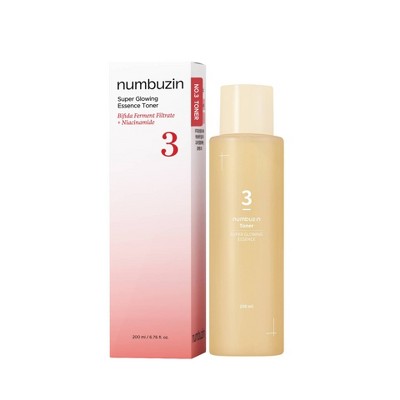 numbuzin No.3 Super Glowing Essence Face Toner - 6.76 fl oz: Hydrating & Firming, Niacinamide & Glycerin Formula