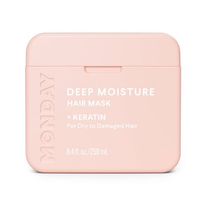 MONDAY Haircare DEEP MOISTURE Hair Mask - 8.4 fl oz: Deep Hydration, All Hair Types, Dry