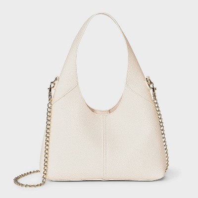 Mini Slouchy Chain Handbag - Universal Thread™ Off-white