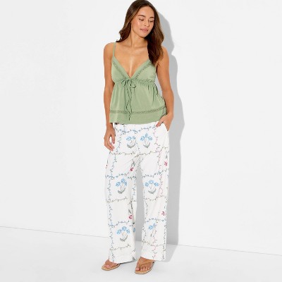 Women's Babydoll Tank Top - Wild Fable™ Green S