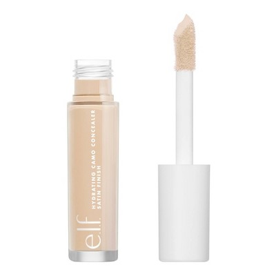 e.l.f. Hydrating Camo Concealer - Light Ivory - 0.203 fl oz: Full Coverage, Satin Finish, Paraben-Free
