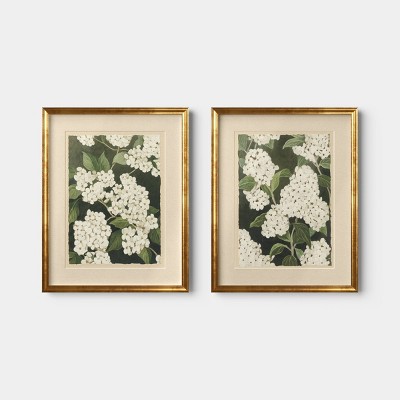 16"x20" Set of 2 Floral Framed Wall Art - Threshold™