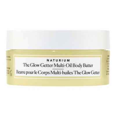 Naturium Mini The Glow Getter Body Butter - 2.5 fl oz: Firming Vanilla Moisturizer for Normal, Oily, Sensitive & Dry Skin