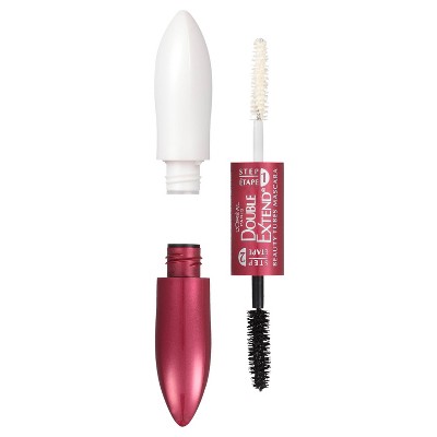 L'Oréal Paris Double Extend Beauty Tubes Lengthening Mascara and Basecoat - 575 Blackest Black - 0.33 fl oz
