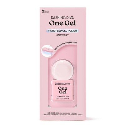 Dashing Diva One Gel Color Nail Polish Starter Kit - Aristocrat - 8ct: Vegan, Gloss Finish, Nail Care, Nails & Toenails