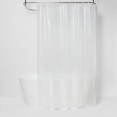 PEVA Cubic Shower Curtain Clear - Room Essentials™