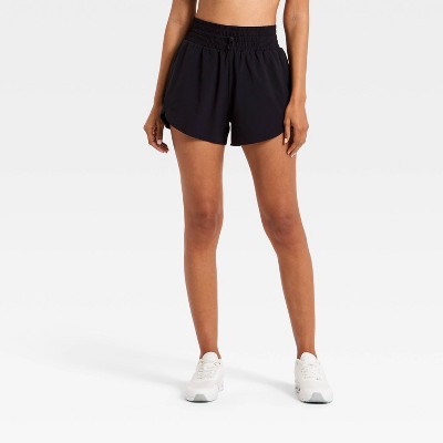 Women's Active Light Woven High-Rise Shorts 3" - All In Motion™ Jet Black M