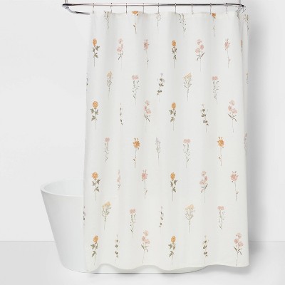 Climbing Floral Shower Curtain Pink - Threshold™