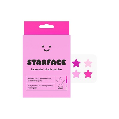 Starface Hydro-Stars Pink Party Pack - 16ct: For Acne-Prone Skin, Fragrance-Free