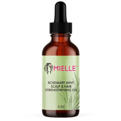 Mielle Organics Rosemary Mint Scalp & Strengthening Hair Oil - 2 fl oz: Phthalate-Free, Paraben-Free, For All Hair Types