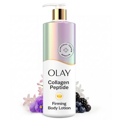Olay Firming + Collagen 17oz Lotion Pump: For Normal & Dry Skin, Scented, Whole Body Application