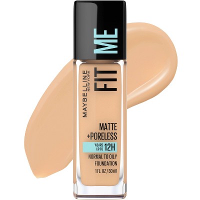 Maybelline Fit Me Matte + Poreless Oil Free Liquid Foundation: Shine Control, Medium Coverage, 220 Beige