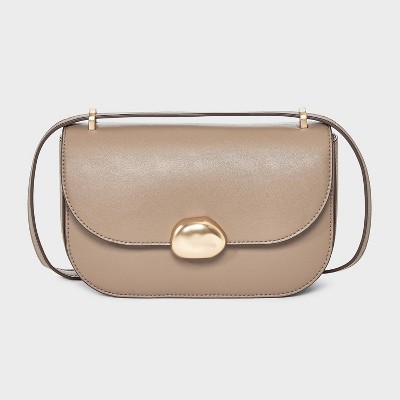 Flap Crossbody Bag - A New Day™ Brown