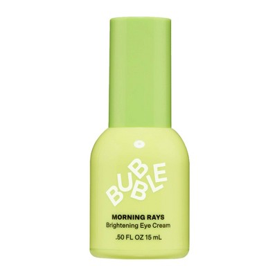 Bubble Skincare Morning Rays Brightening Eye Cream - 0.5 fl oz: Paraben-Free, Hypoallergenic, Vegan, Alcohol-Free